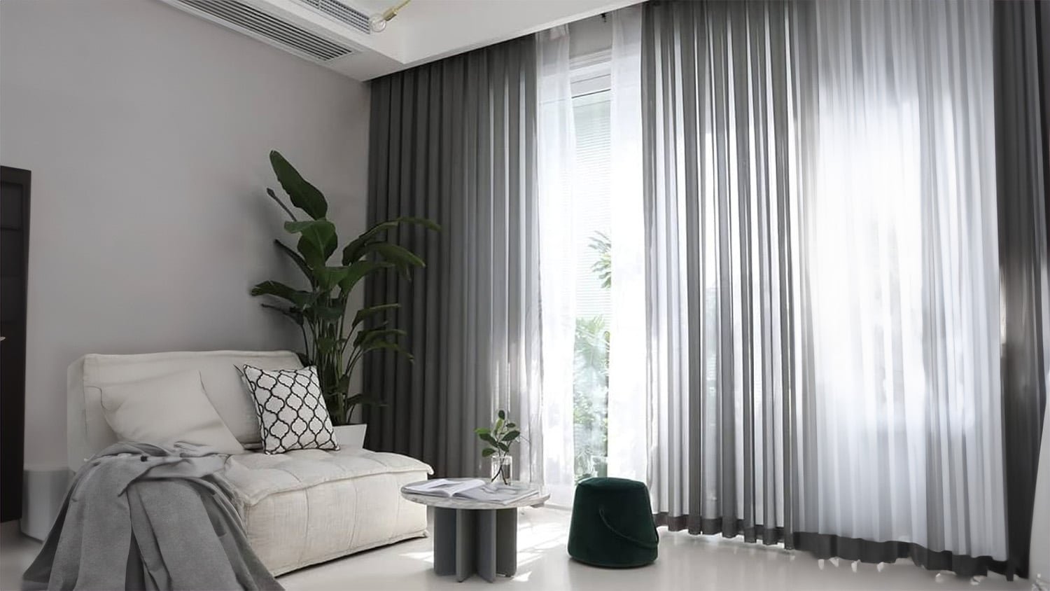 american style curtain