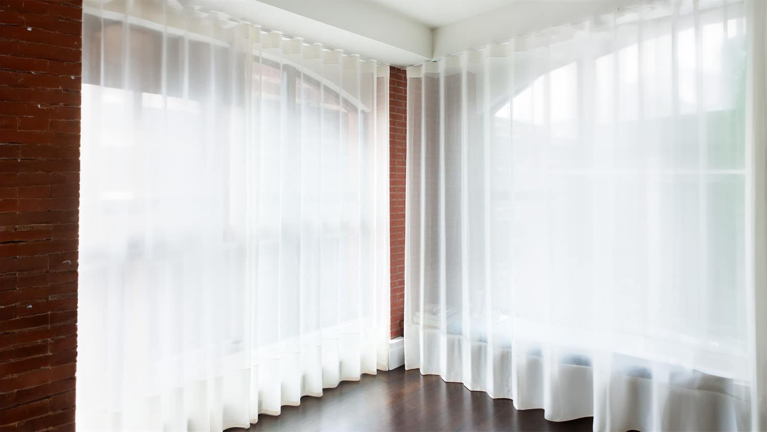 triple fold curtain